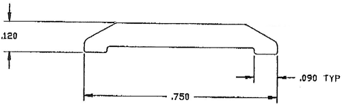 A line drawing of the length of a stick.
