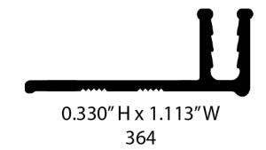 A line drawing of the length of a piece of wood.