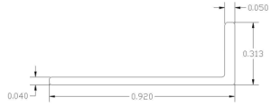 A line drawing of a bar with numbers 0. 9 2 0 and 1. 5 4 3