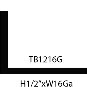 Black square with dimensions and label.