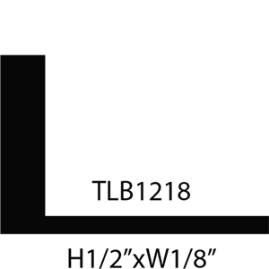 Black rectangular shelf bracket illustration.