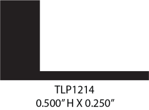 Black rectangle with dimensions label.