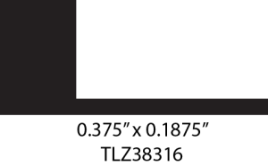 Black square and rectangle on white background.