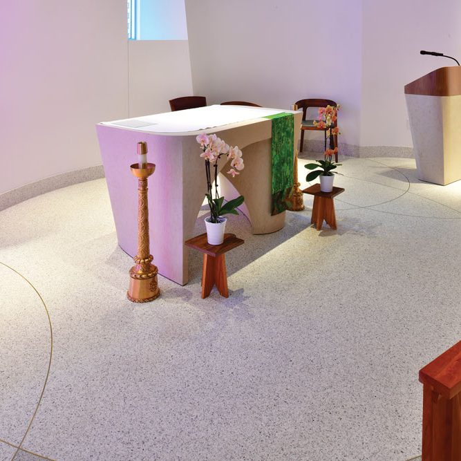 Award winning project Trinity Health Livonia SW Addition Chapel